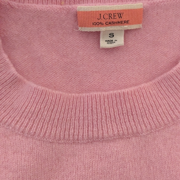 J. Crew Light Pink Crew Neck Sweater - Picture 2 of 2